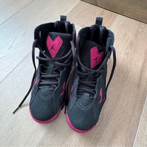 Youth Jardon Black and Pink Sneakers